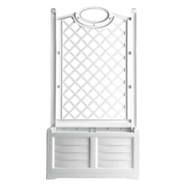 Fioriera pvc rettangolare 'separe'' colore ferro battuto Bama