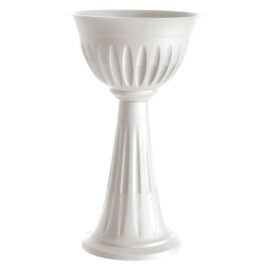 Vaso pvc a colonna Ø cm 43 x h.74,5 lt.20 - grigio Bama