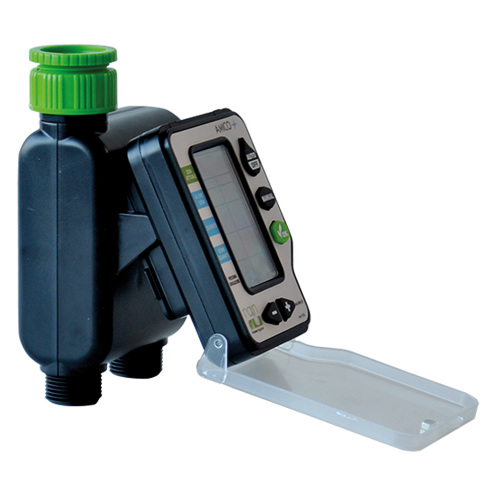 Centralina per irrigazione da rubinetto ‘amico ii +’ attacco 3/4- 1 m – 2 stazioni Rain