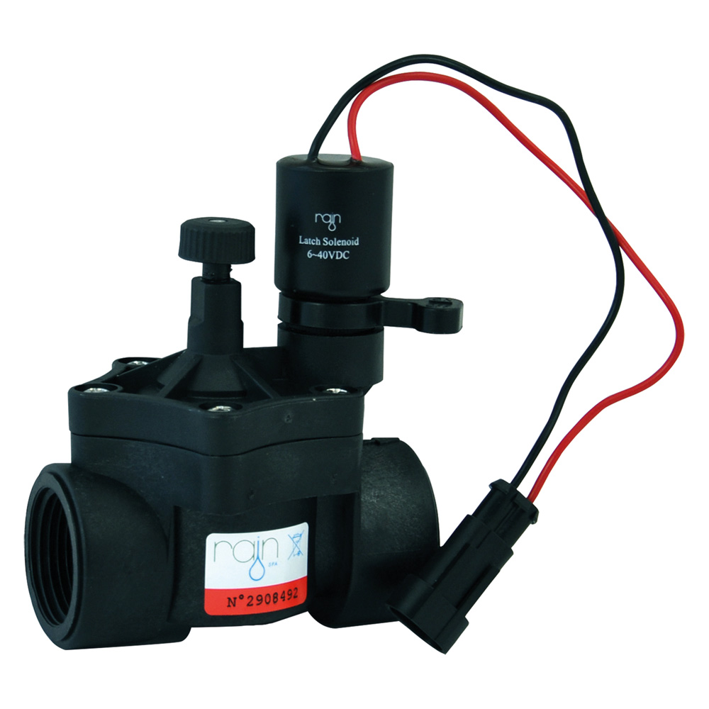 Elettrovalvola ‘rn 150’ con parzializzatore – 1 f 9v Rain