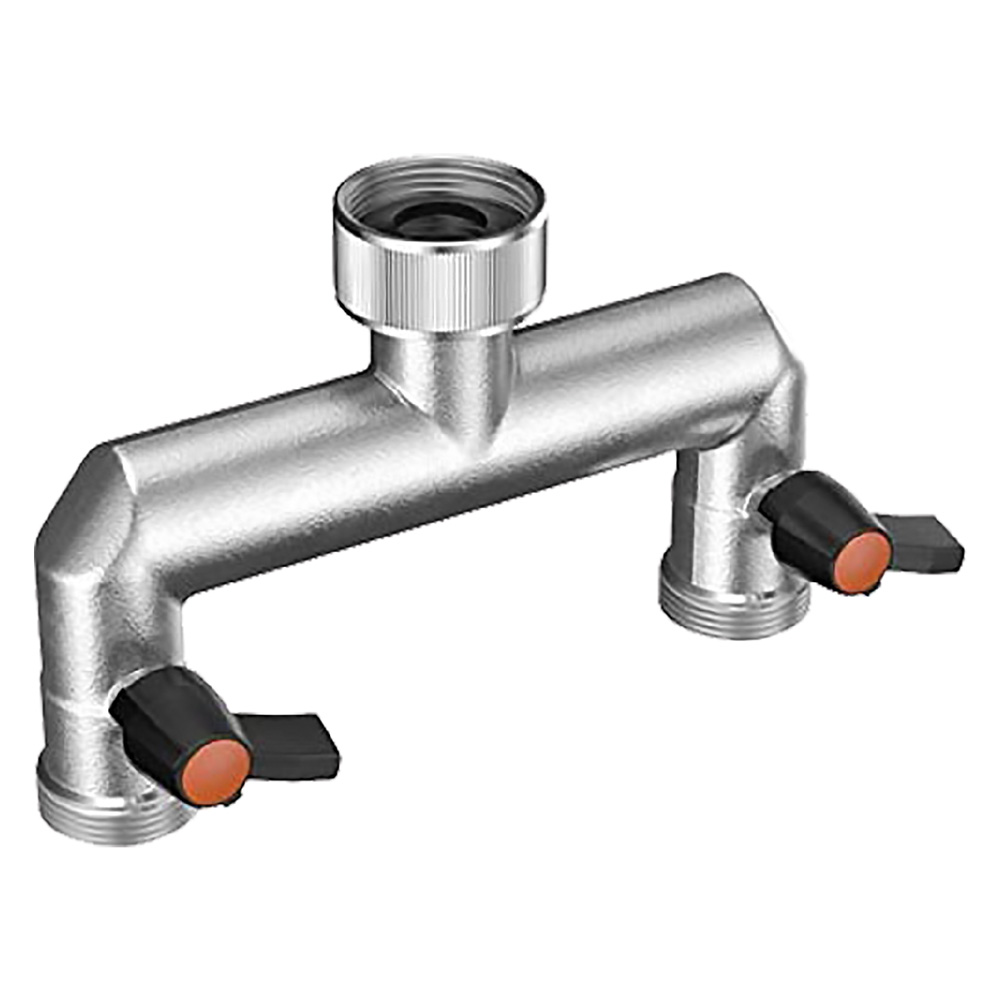 Derivazione in metallo a due vie art. 9601 – 3/4 blister Claber