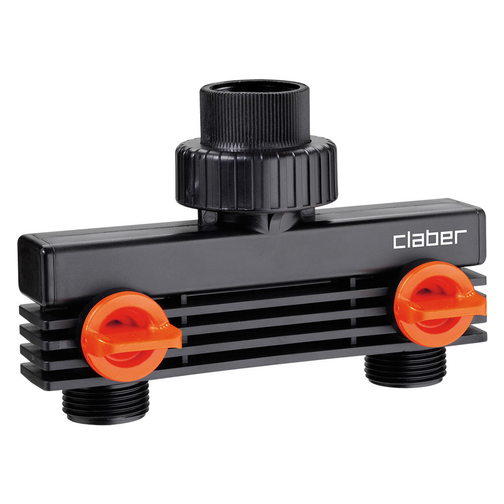 Derivazione a due vie art. 8589 3/4 maschio – blister Claber
