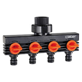 Derivazione a quattro vie art. 8581 - 3/4 blister Claber