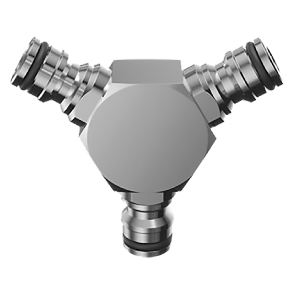 Deviatore a 3 vie in metallo art. 9607 – blister Claber