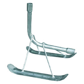 Slitta in metallo 3/4 f Senza marca