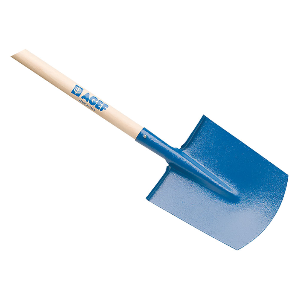 Badile a punta quadra da giardino con manico Agef