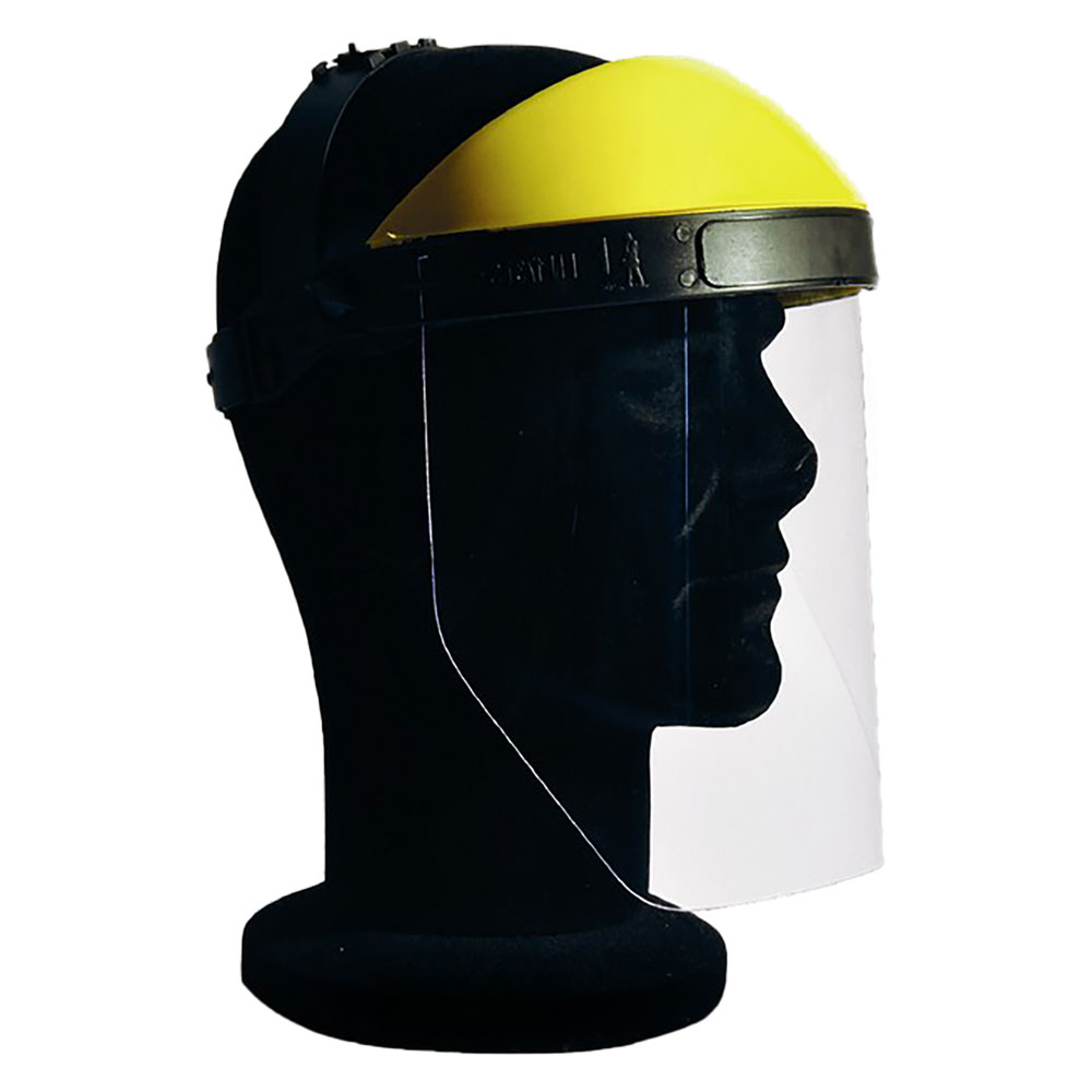 Schermo protettivo visiera in policarbonato con frontalino Made in italy