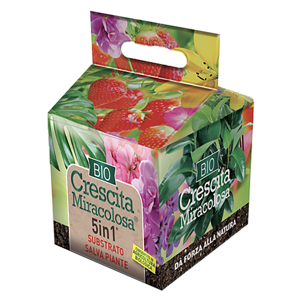 Concime organico ‘substrato salva piante’ lt 15 Crescita miracolosa