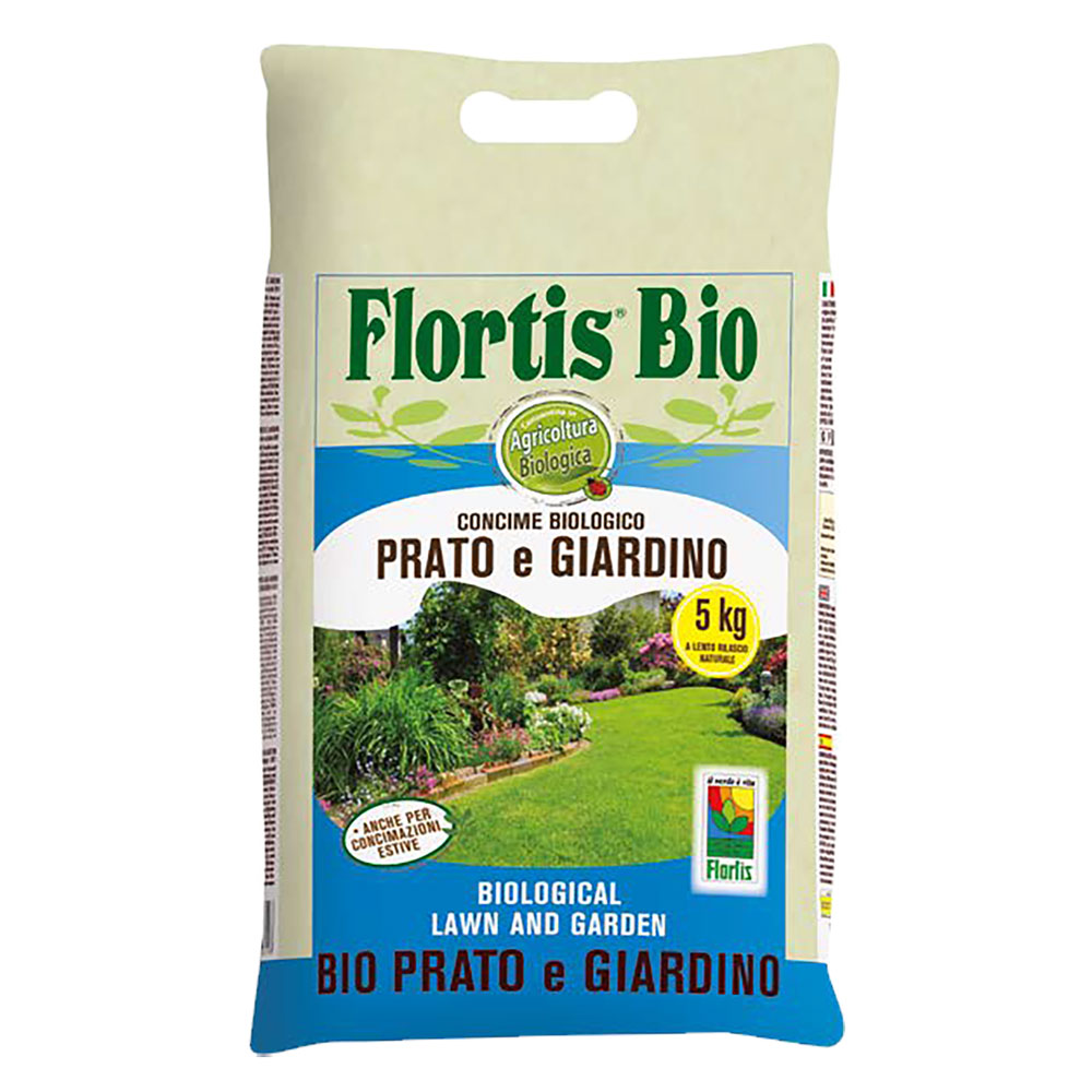 Concime granulare prati e giardini kg. 5 Flortis