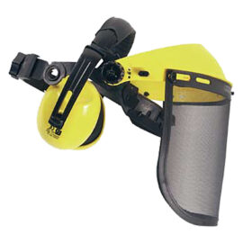 Visiera con schermo a rete e cuffie schermo in rete Senza marca