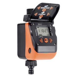 Centralina per irrigazione da rubinetto 'aquauno video 6 plus' art. 8413 - 6 programmi al giorno Claber