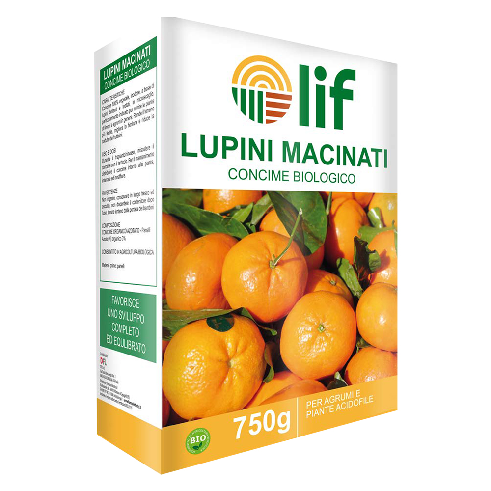 Concime a scaglie ‘lupini macinati’ gr. 750 Lif