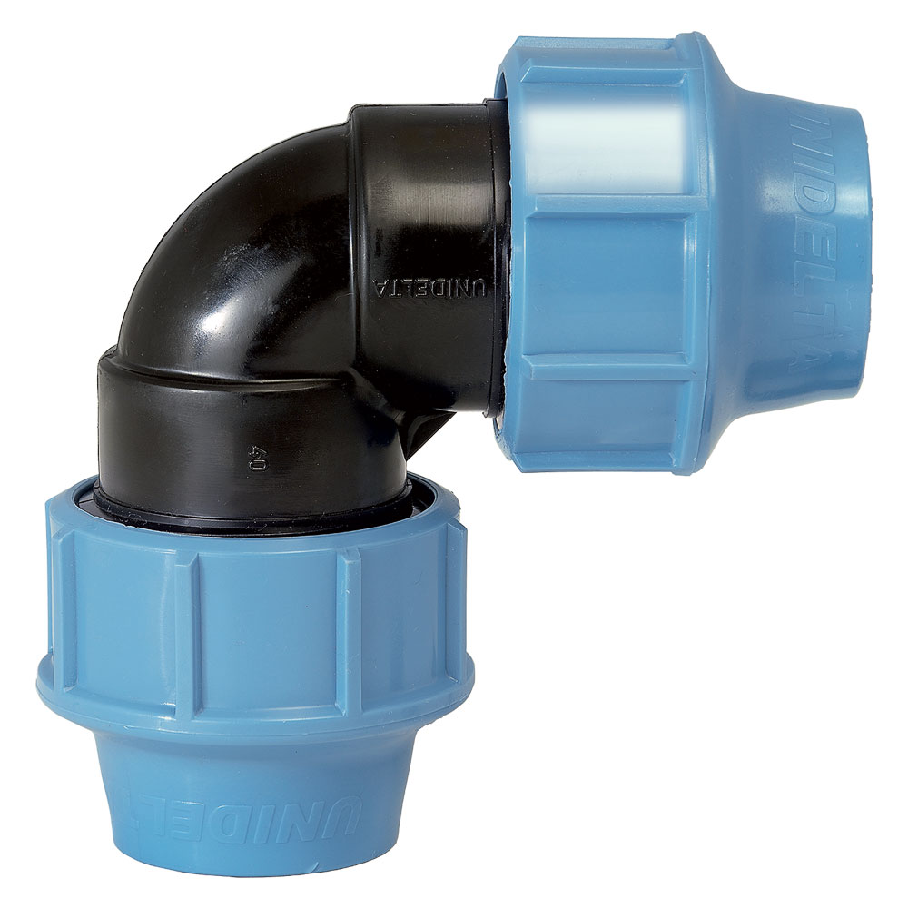 Gomito a 90° Ø  20 Unidelta