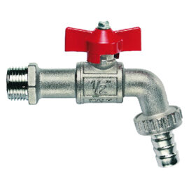 Rubinetto portagomma a sfera 1 - 12 bar Itap