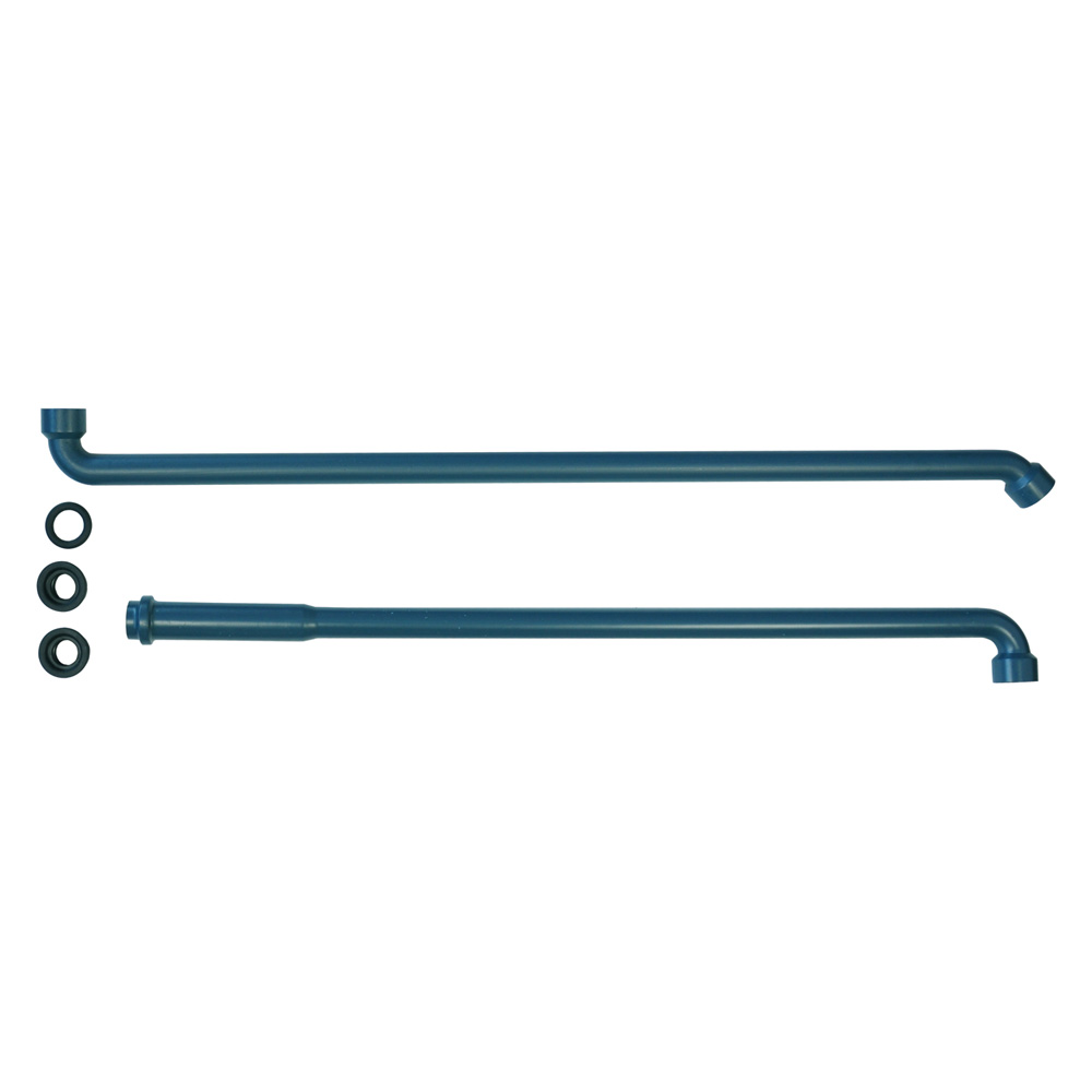 Tubo di cacciata ad incasso 45°-90° con morsetto Senza marca