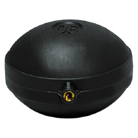 Sfera piatta in plastica mm 90 Senza marca