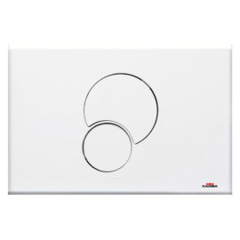 Placca duo 'fidia' per 'monolith 9.0' cromata Kariba