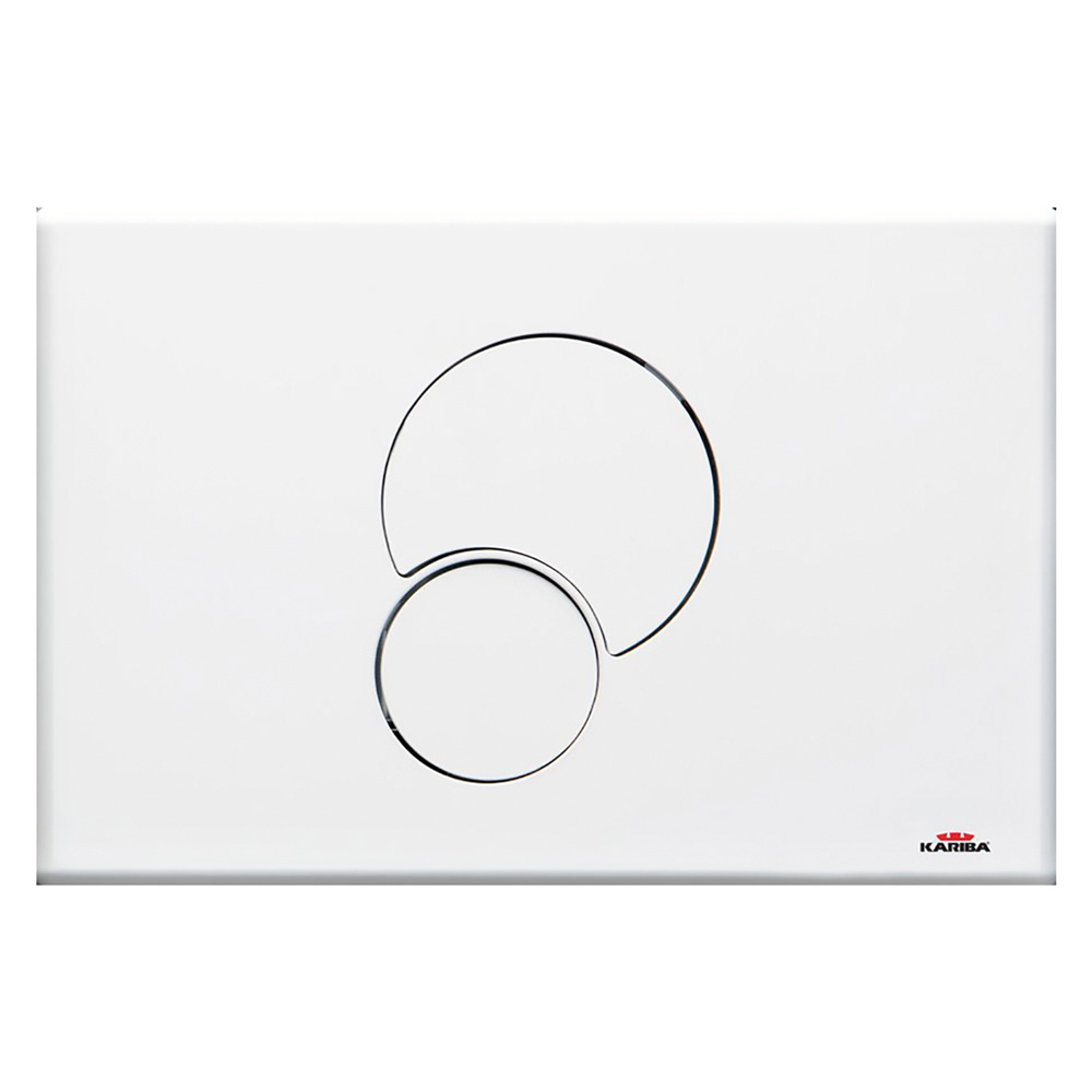 Placca duo ‘fidia’ per ‘monolith 9.0’ bianca Kariba