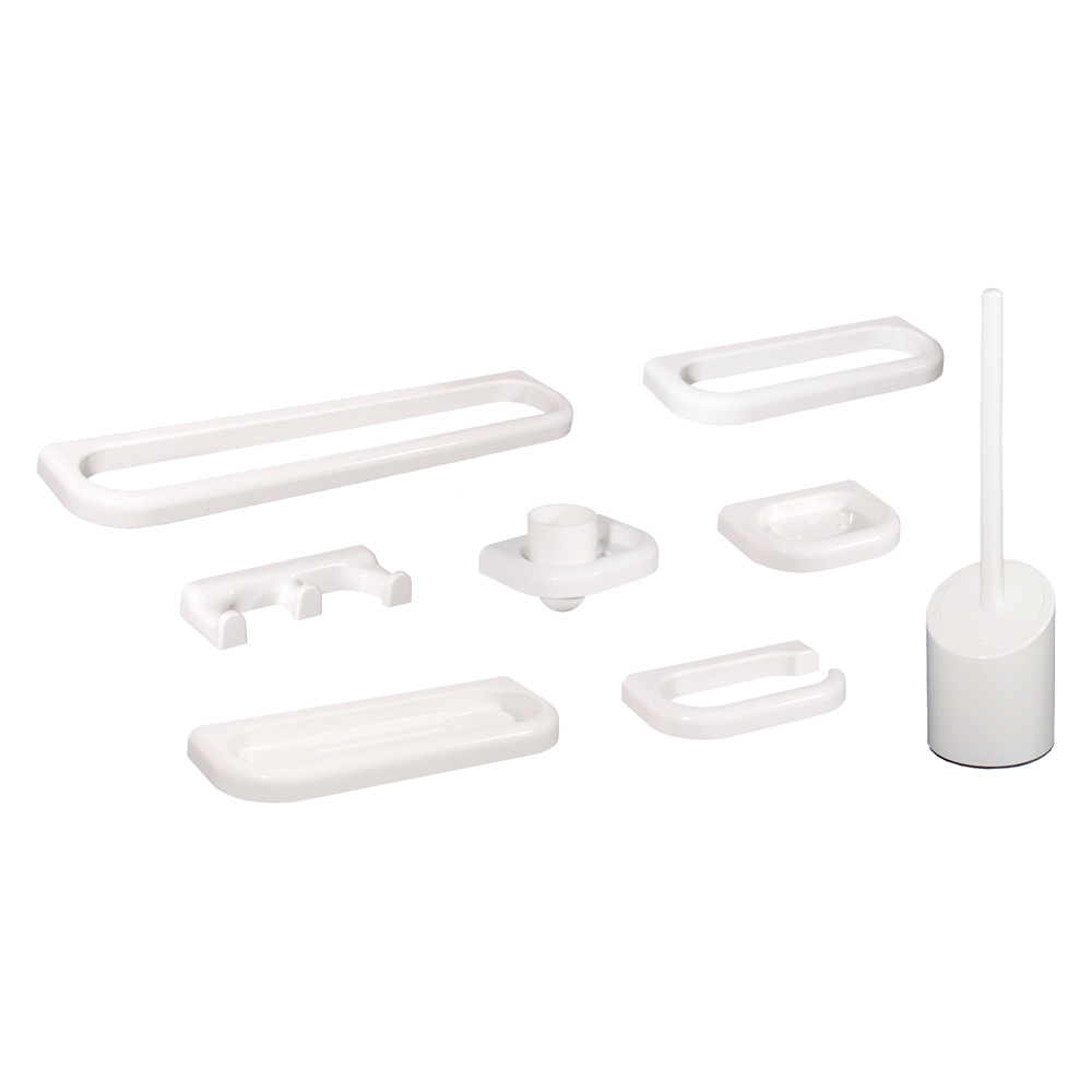 Set da bagno serie 9 pz linea Metaform