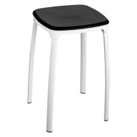 Sgabello da bagno seduta nera Senza marca