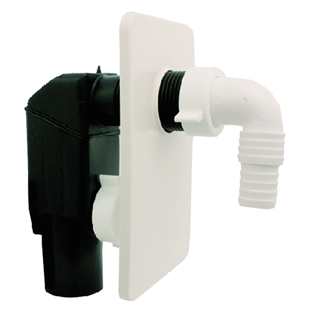 Sifone ad incasso placca bianca – poliprop.vergine Bonomini