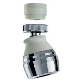 Aeratore a snodo corto art. 914 tipo cromato Ipierre garden