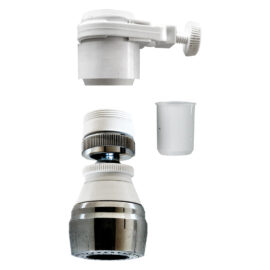 Aeratore a snodo corto con fascetta 2 getti Senza marca