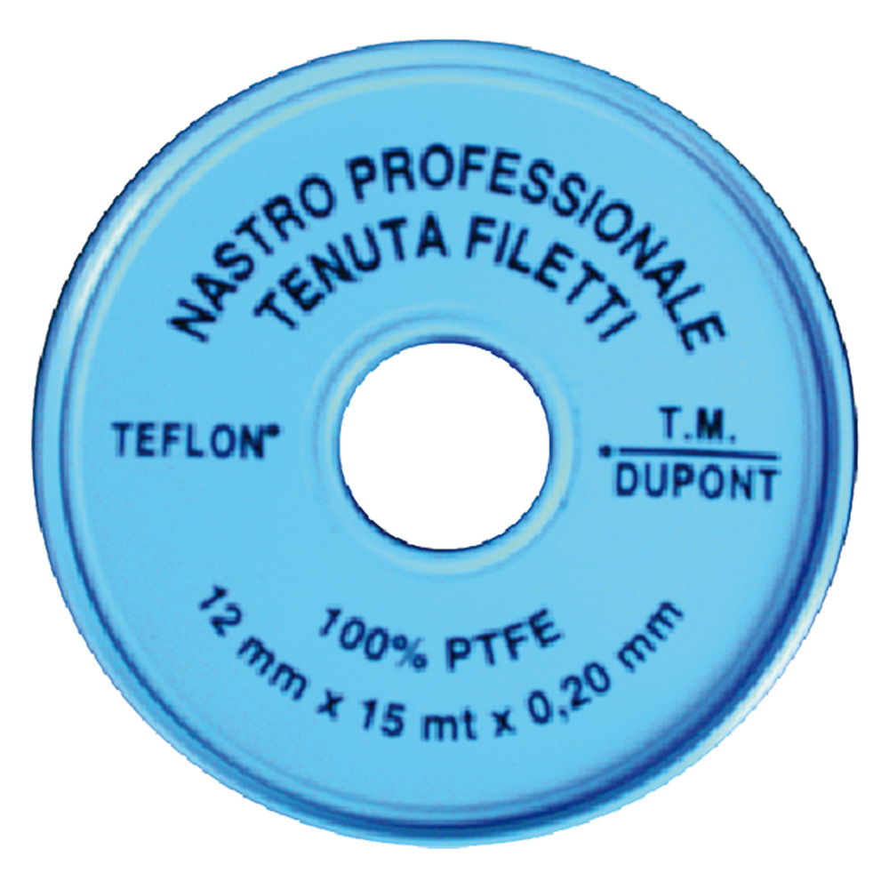 Nastro teflon ‘professionale’ 1/2 x 15 mt. x 0,2 mm Viky