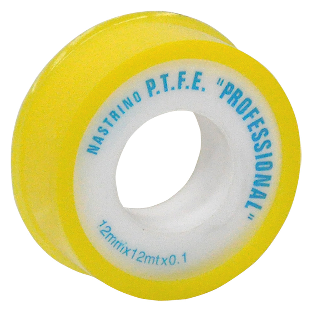 Nastro teflon per gas 1/2×12 mt. x0,1 mm – cf. 10 rt. Senza marca