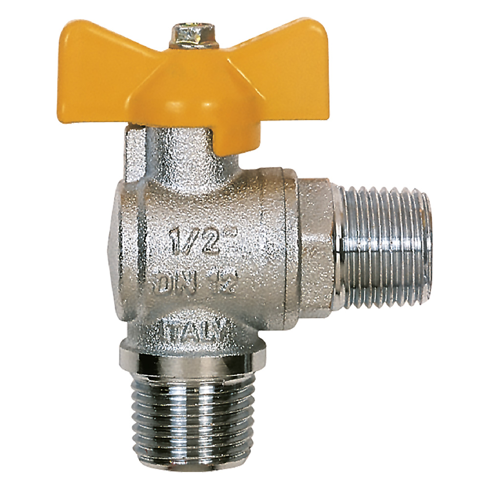 Rubinetto a sfera per gas a squadra 1/2 mm Itap