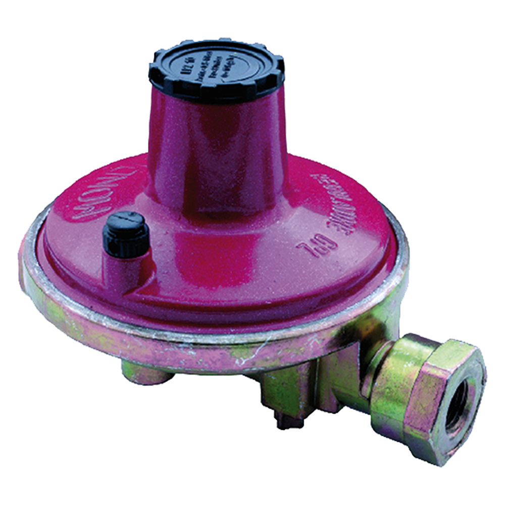 Regolatore gpl bassa pressione 10 kg/h – att.  f 1/2 – f 1/2 Made in italy