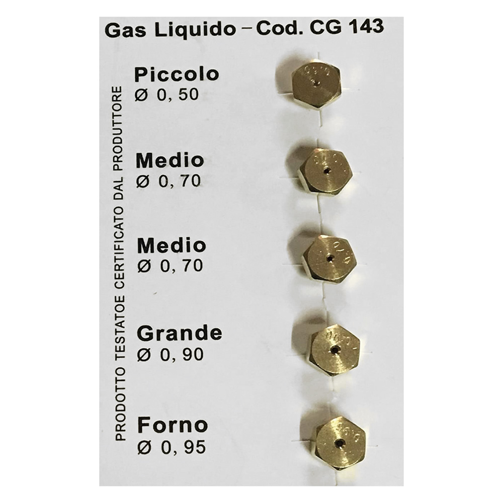 Ugelli per cucina per gpl Senza marca