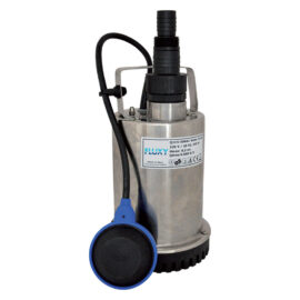 Elettropompa sommergibile inox 750 watt - 10500 litri/h - hp 1,0 Fluxy