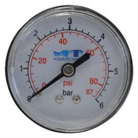 Manometro per elettropompa attacco posteriore - max 6 bar Senza marca