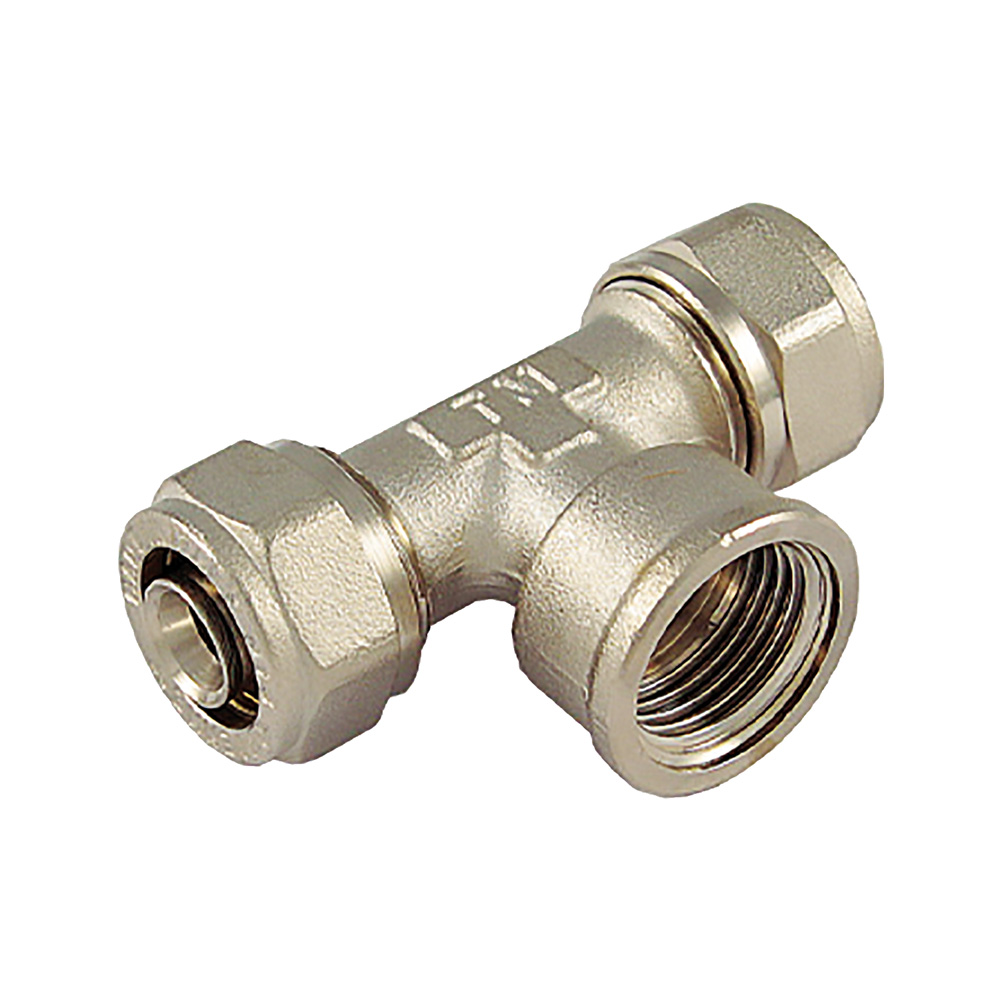 Raccordo a stringere a ‘t’ femmina ‘1609’ 20 x 3/4 x 20 Tiemme