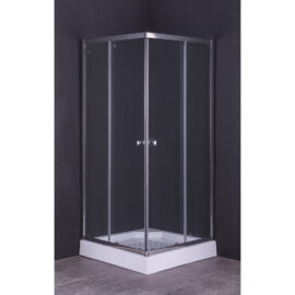 Box doccia cristallo a due porte 'giada' cm 80 x 120 - h 185 Fluxy