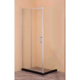 Pannello cristallo scorrevole per box doccia 'diam cm 100 x h 185 Fluxy