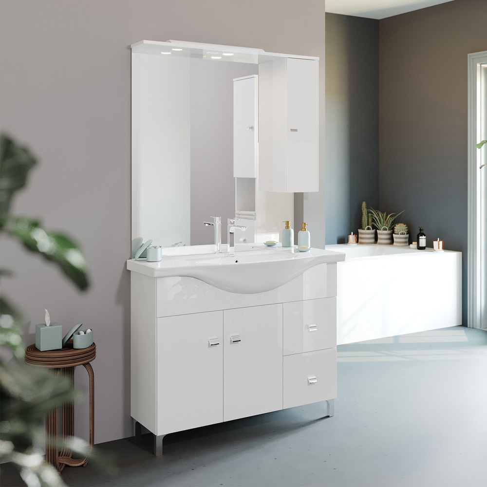 Mobile bagno ‘smart 105’ base 106 x 50 x h.88 Savinidue