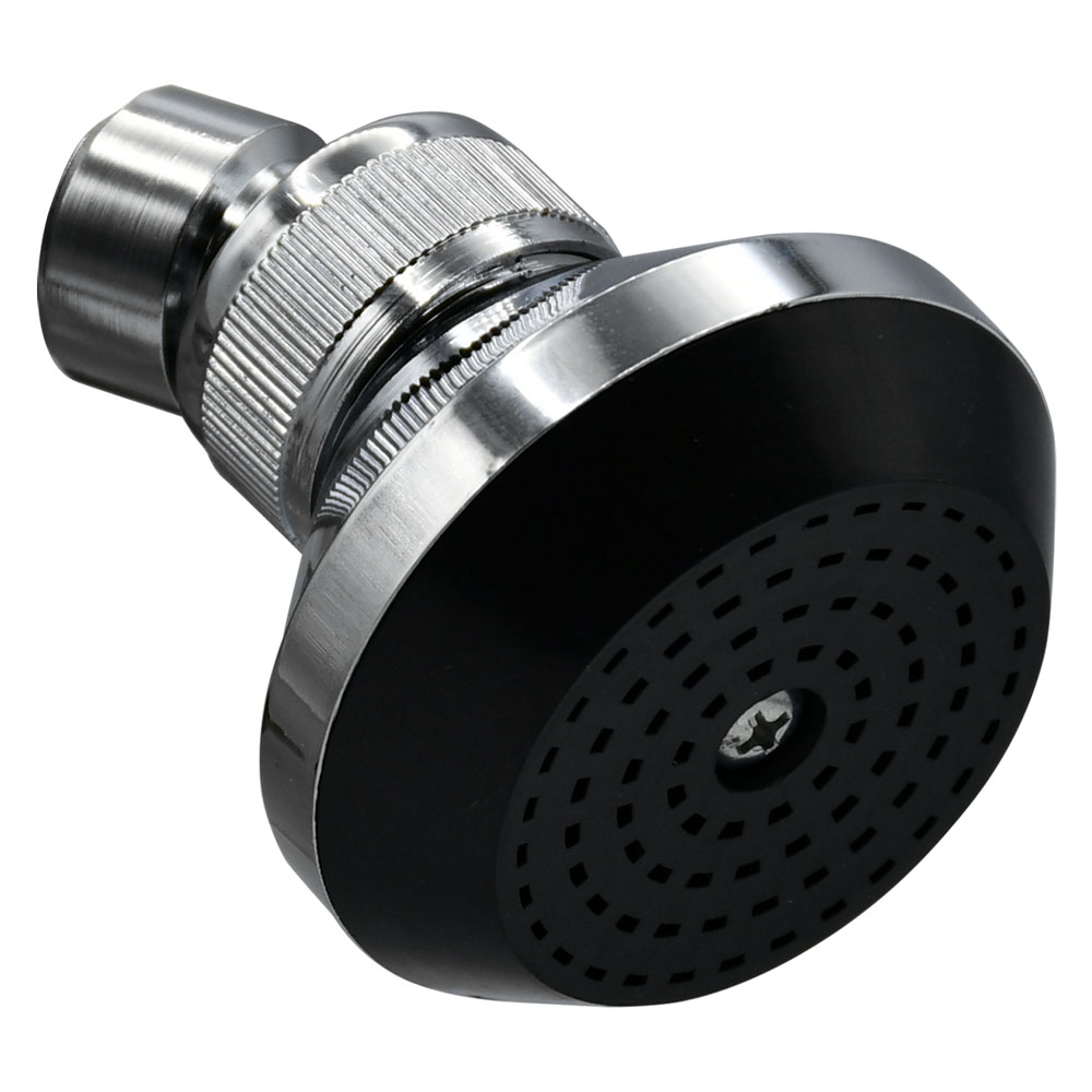 Soffione linea ‘black’ abs cromato Fluxy