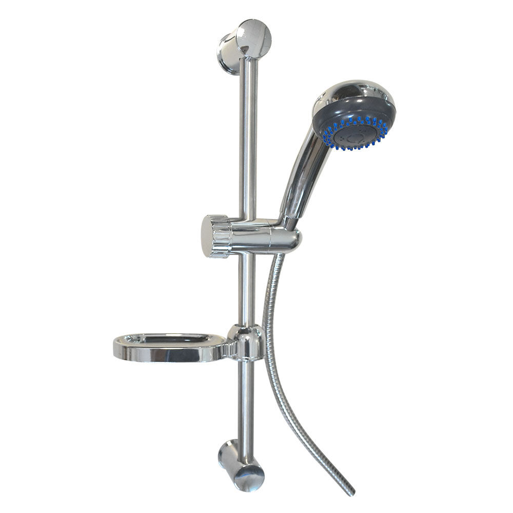 Saliscendi doccia linea ‘dark grey’ 3 getti Fluxy