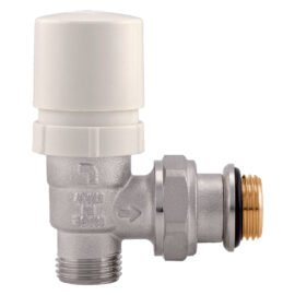 Valvola ad angolo termostatizzabile per radiatori 1/2 m - con cappuccio Itap