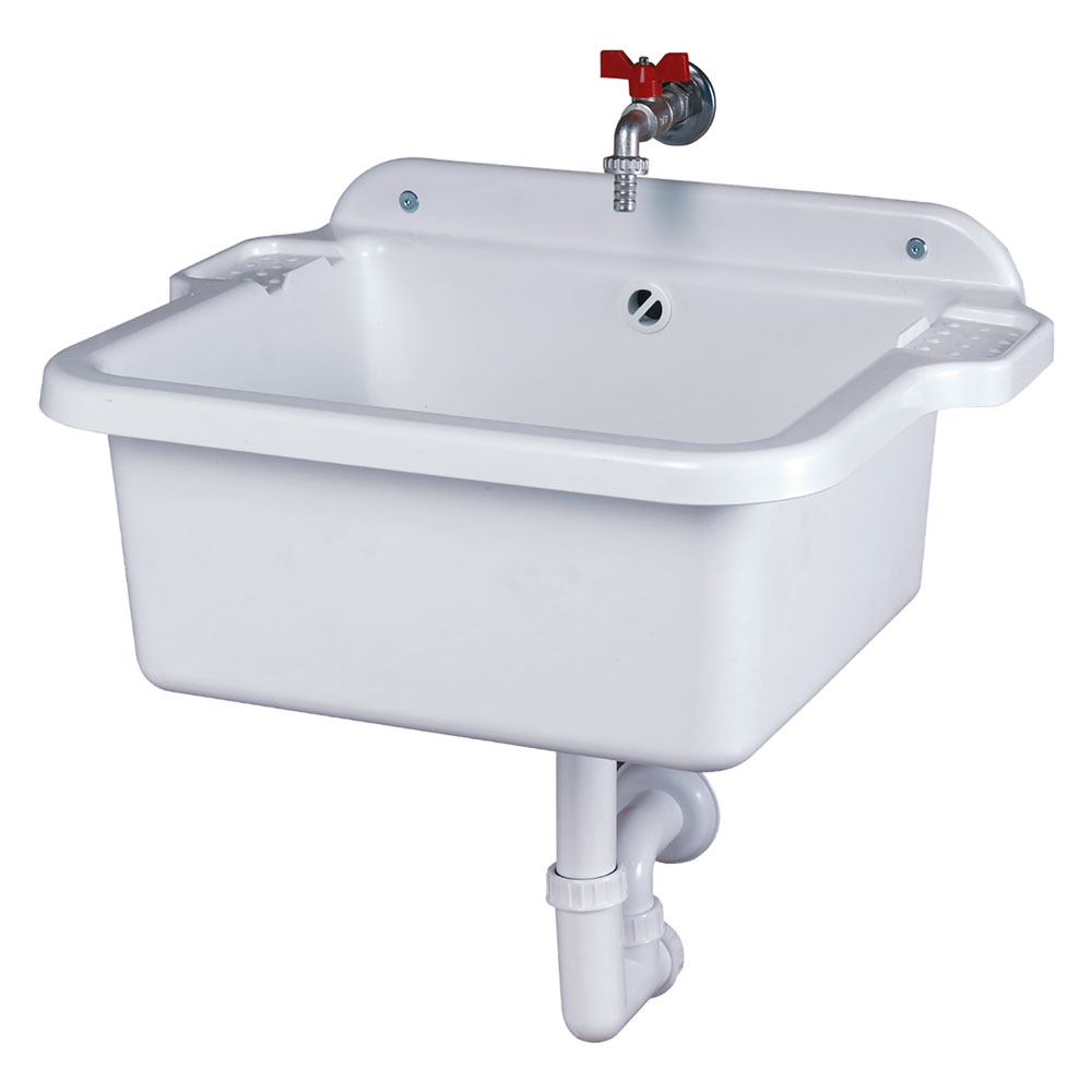 Pilozzo lavatoio da parete cm 60 x 45 x h.28 Trioplast