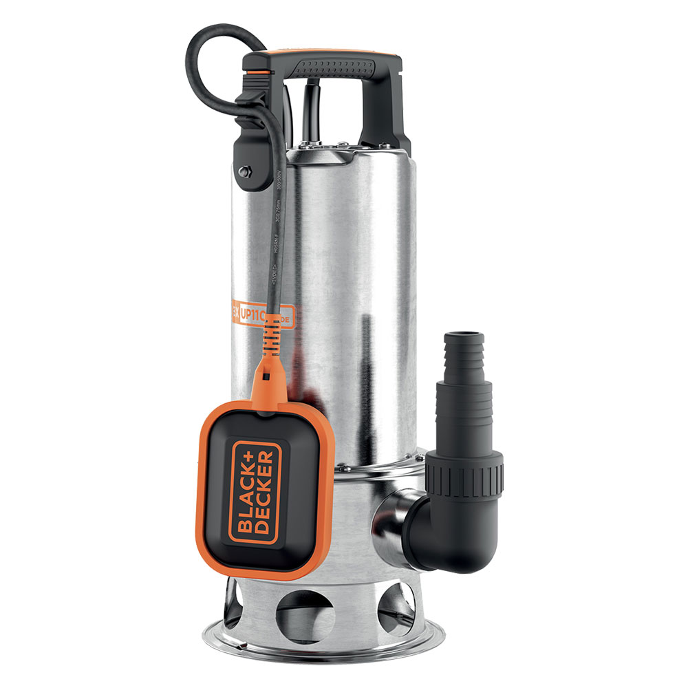 Elettropompa sommergibile inox ‘bxup1100xde’ 1100 watt – 16500 litri/h Black decker