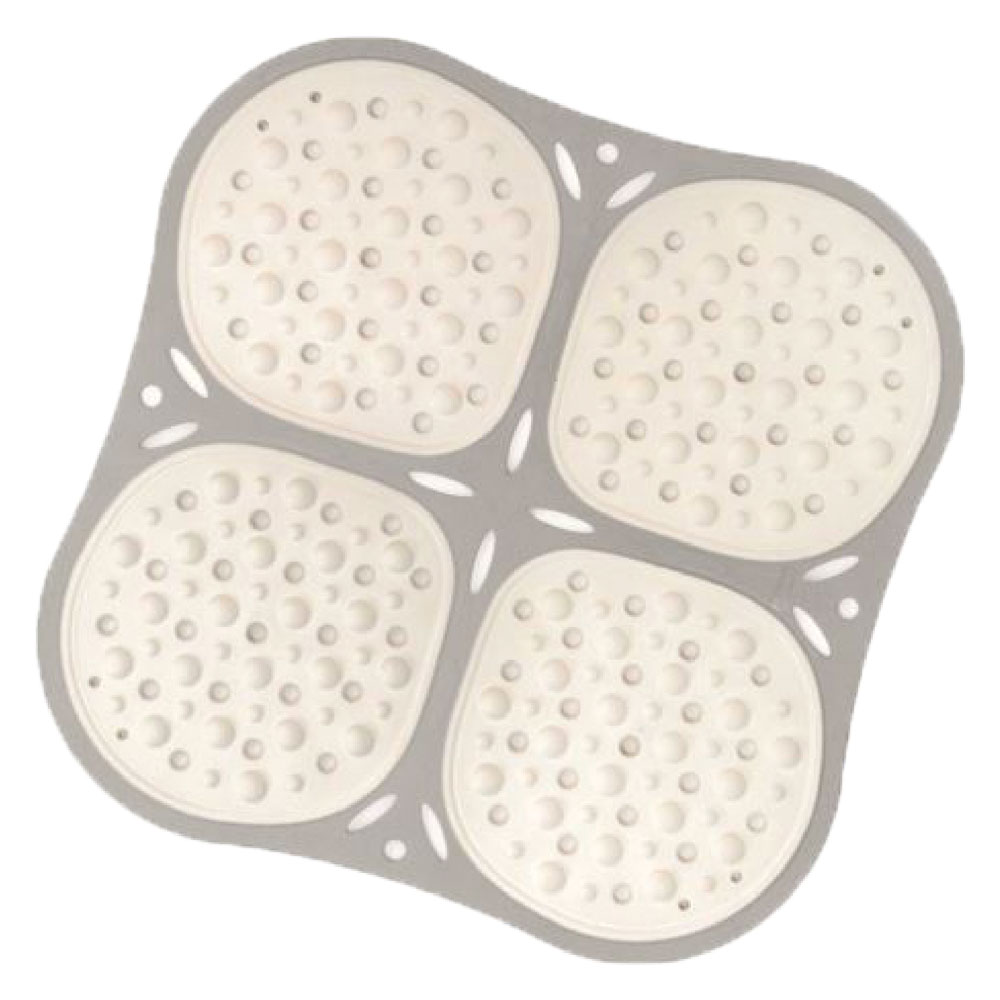 Tappeto antiscivolo massaggiante ‘relax’ cm 53 x 53 Bama