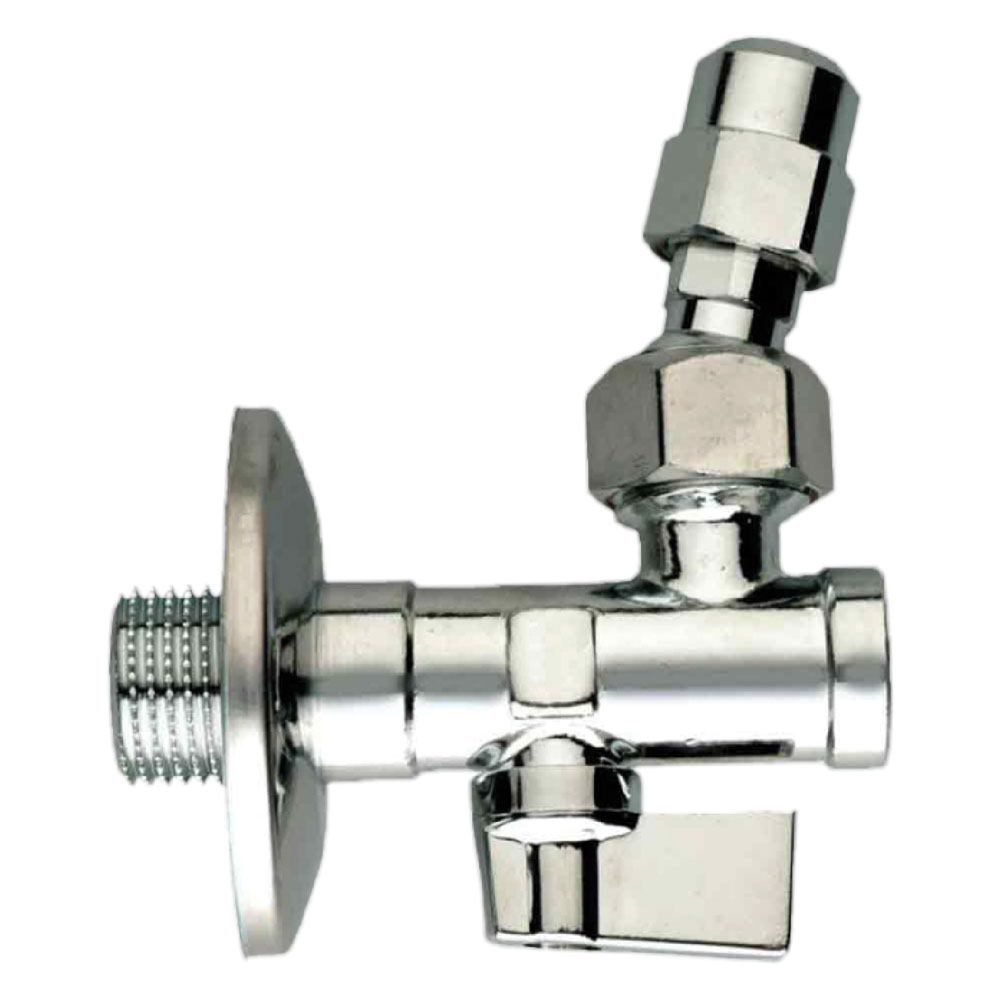 Rubinetto sottolavabo a snodo 1/2′ x 1/2′ Made in italy