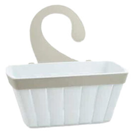 Cestello appendibile per doccia 'doga' colore bianco Ecoplast