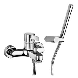 Monocomando esterno vasca 'abbracci'   cromato Piralla