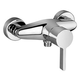 Monocomando esterno doccia 'abbracci'          cromato Piralla