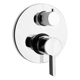 Monocomando incasso doccia 'abbracci'   cromato Piralla