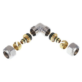 Raccordo a stringere curvo doppio 'art. 533 / 543' 'art.533' - 16 x 16 Icma